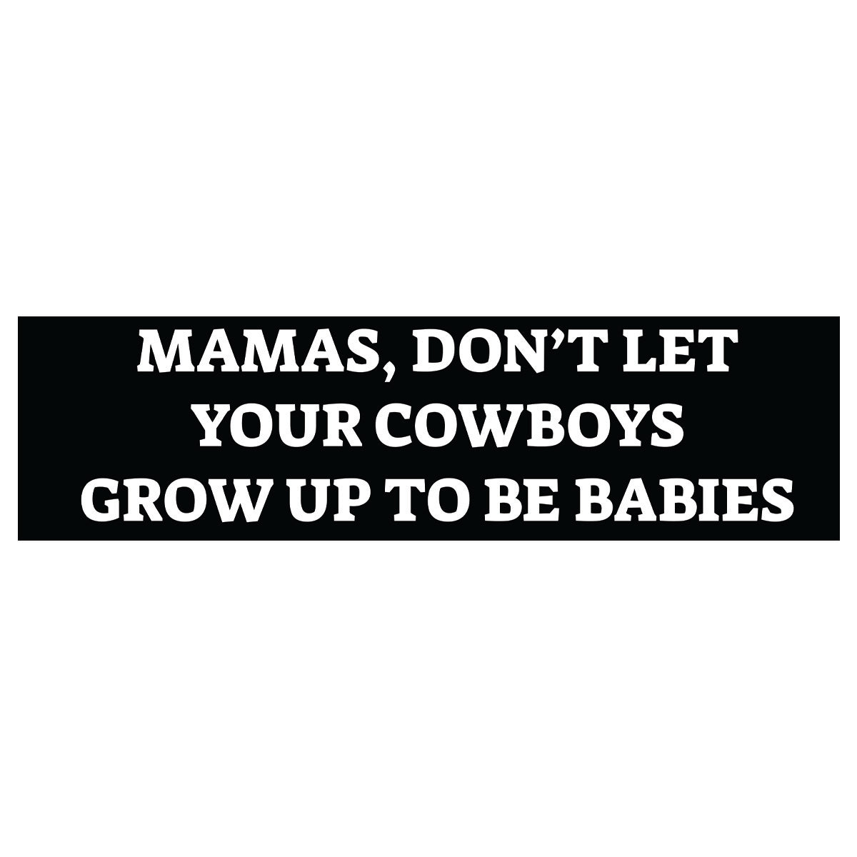 Cowboy Bumper Sticker