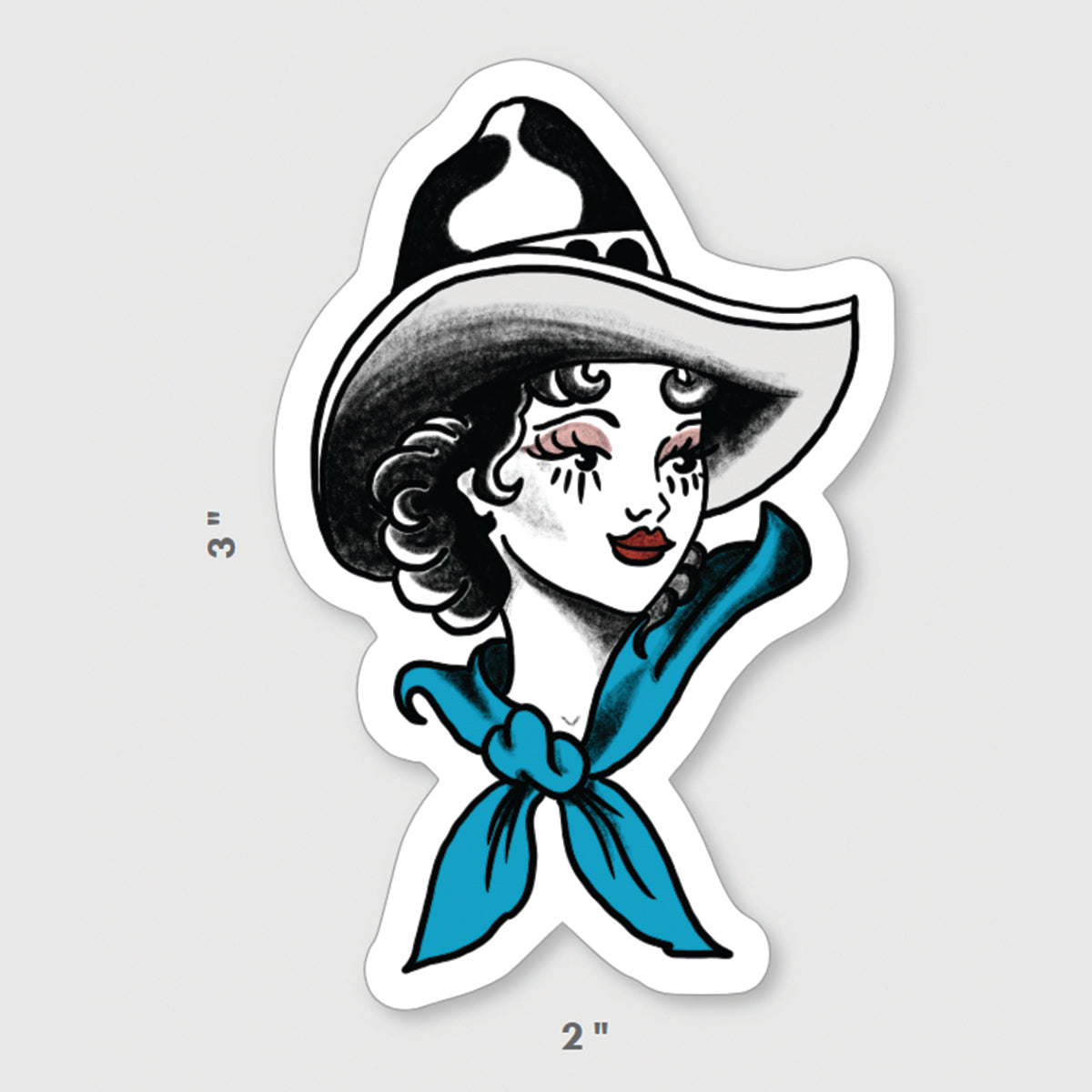 Cowgirl Sticker