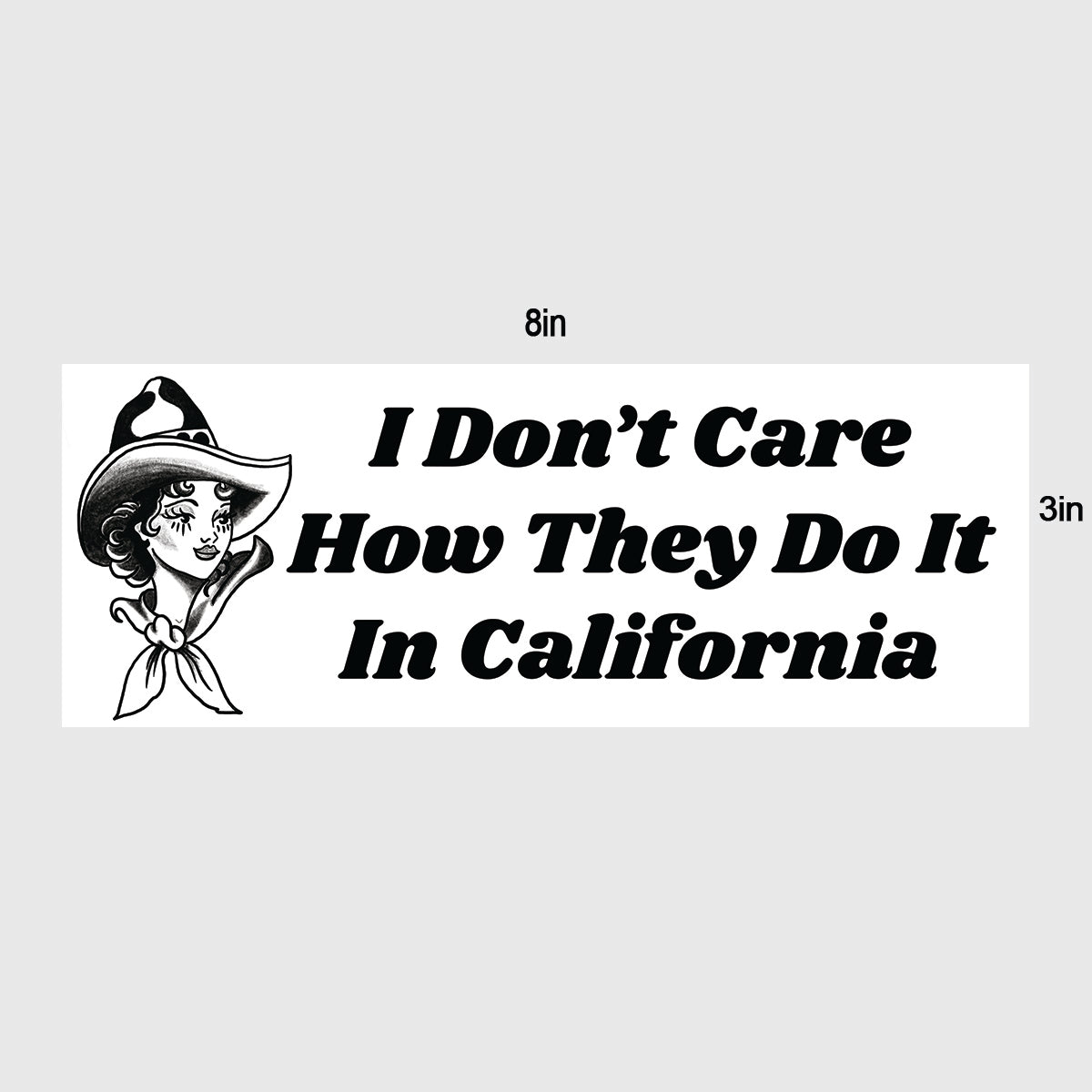 Cowgirl Sticker