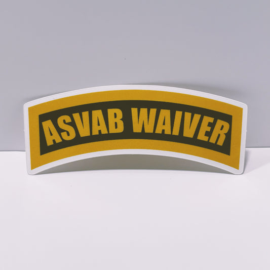 ASVAB Sticker