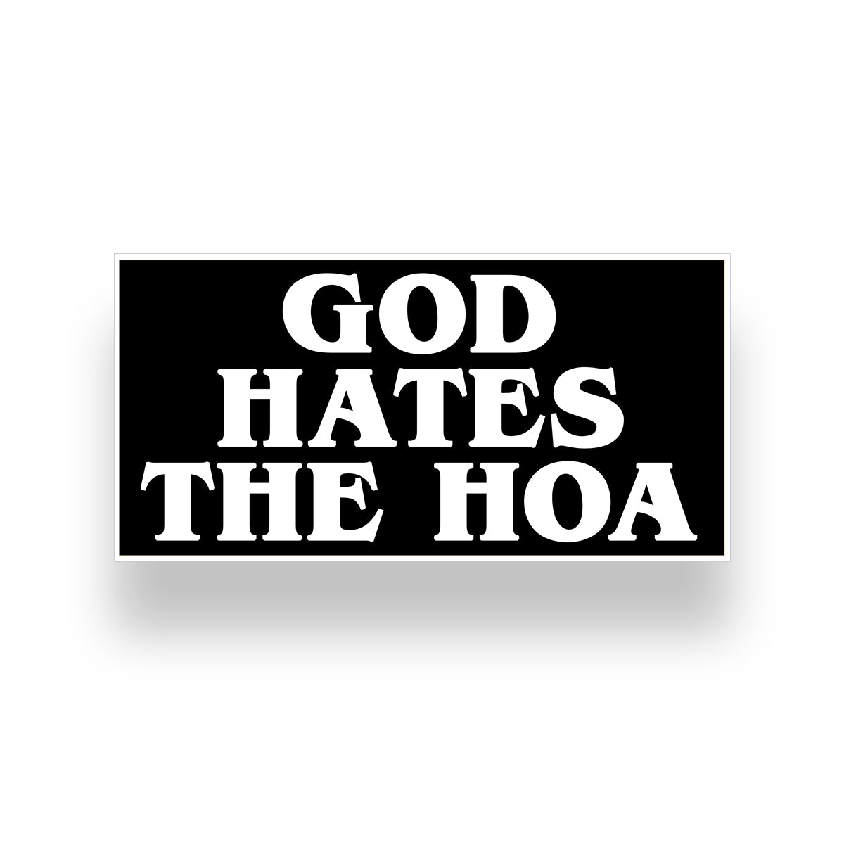 HOA Sticker