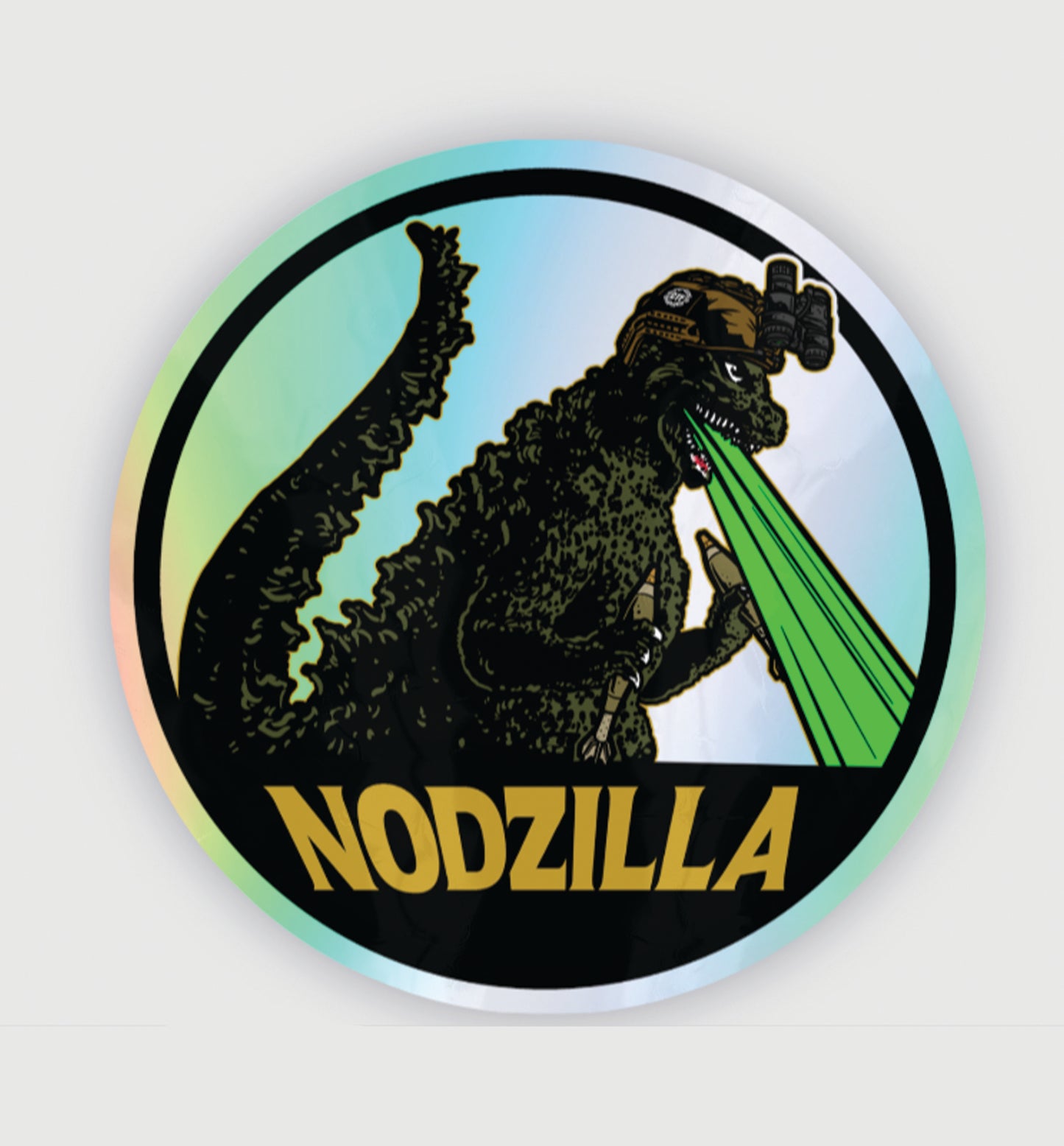 Nodzilla Sticker