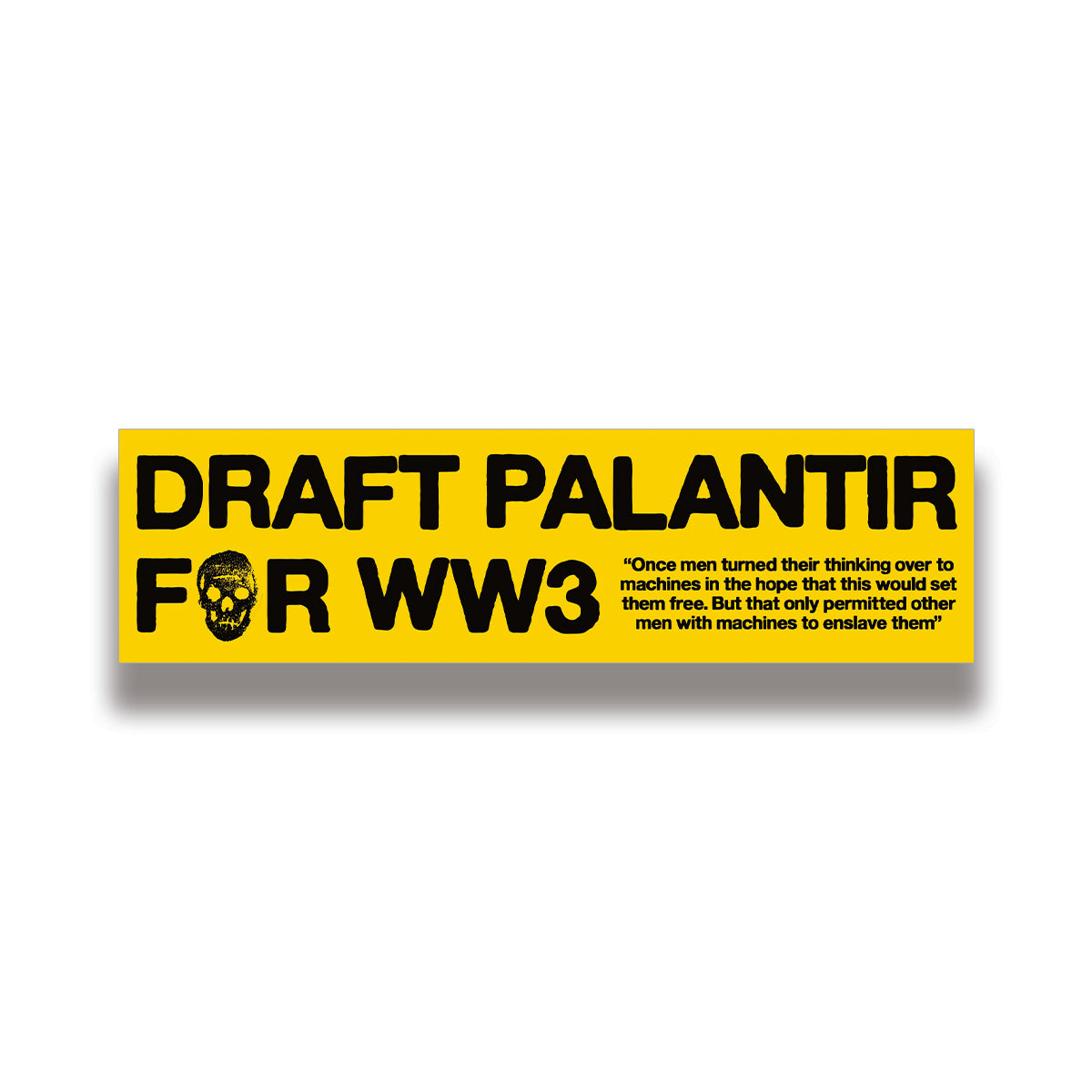 Palantir Bumper Sticker