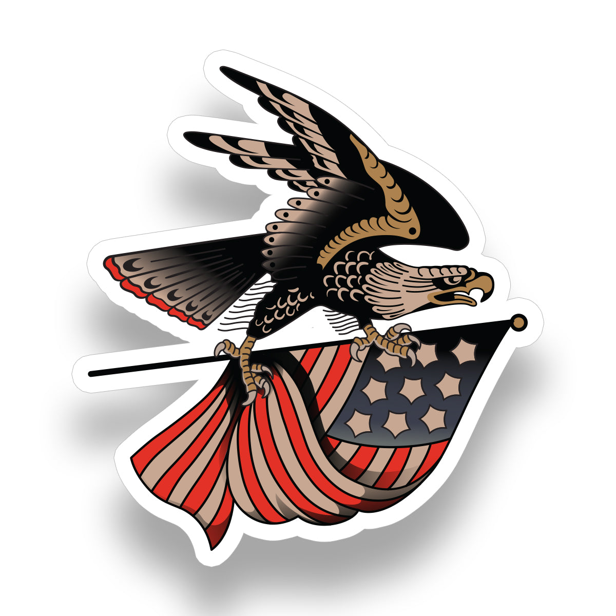 Trad Eagle Sticker