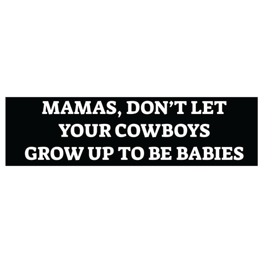 Cowboy Bumper Sticker