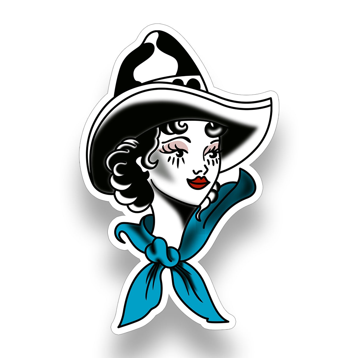 Cowgirl Sticker