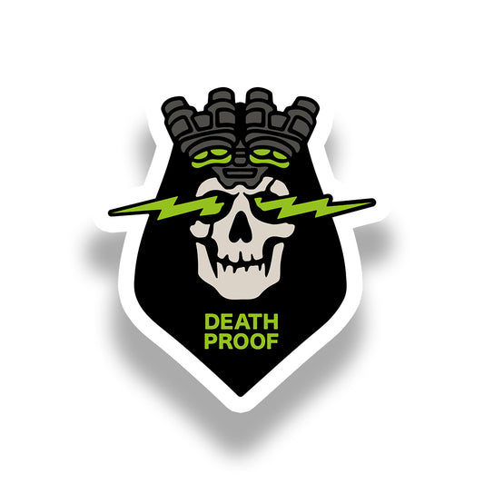Holographic Death Proof Sticker
