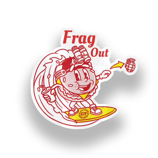 Frag Out Sticker