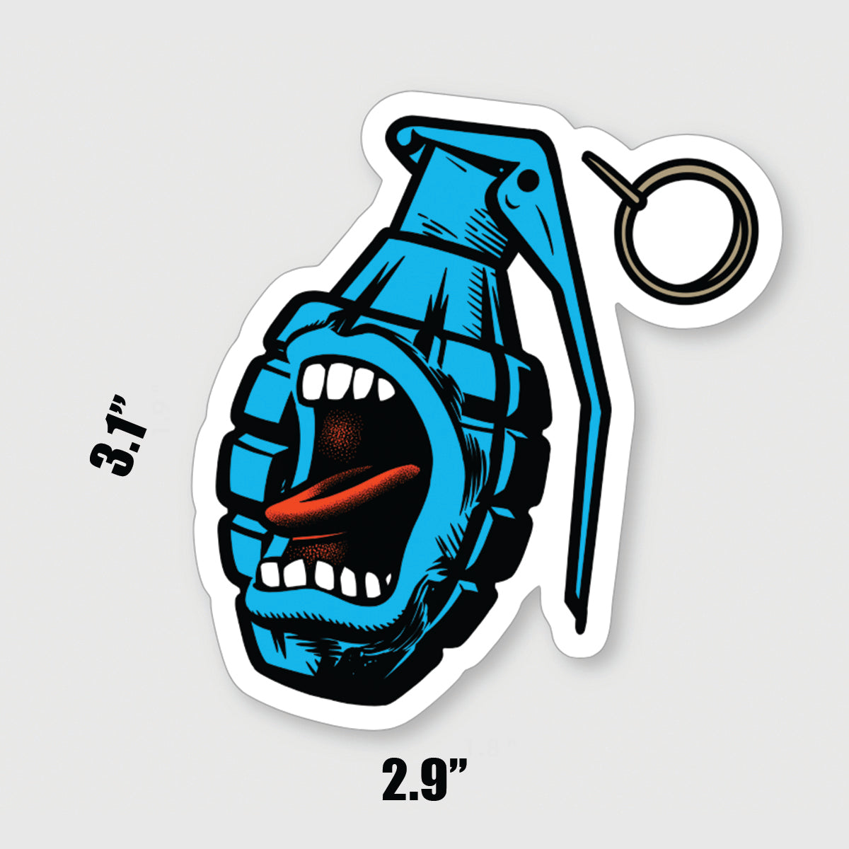 Hand Grenade Sticker