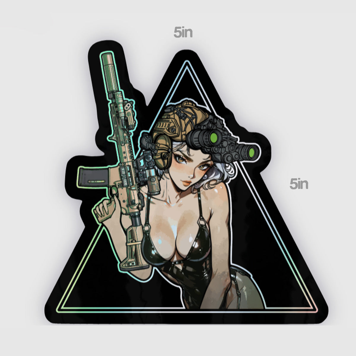 Holographic Anime Sticker