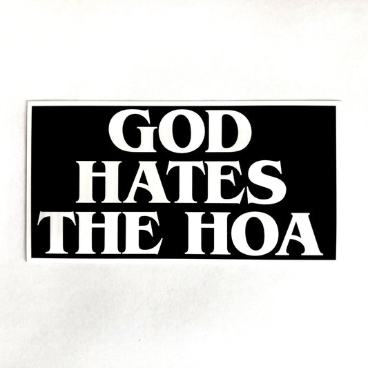 HOA Sticker