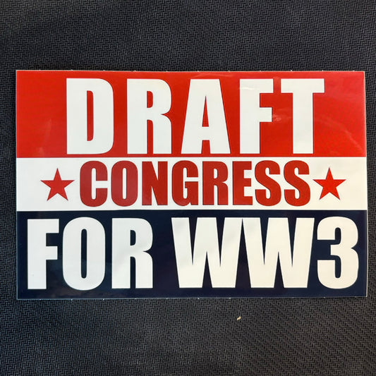 Draft Bumper Sticker