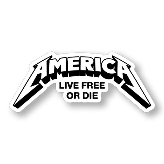 Live Free Sticker