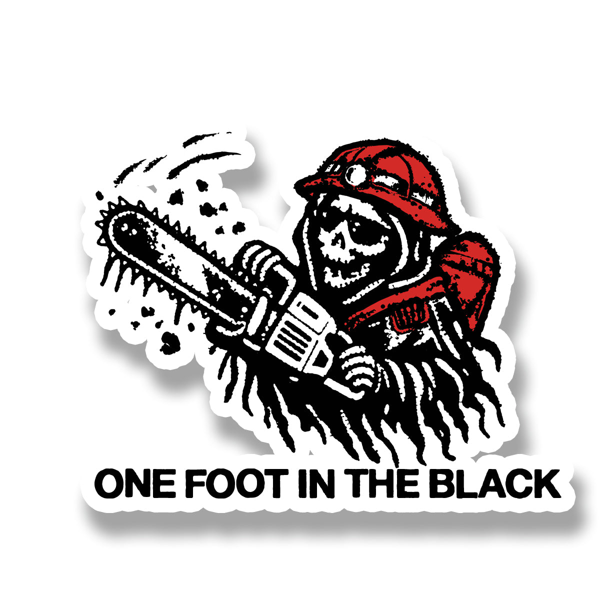 One Foot Sticker