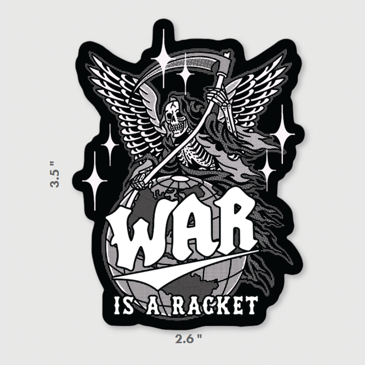 Racket Sticker – CARRY the FIRE