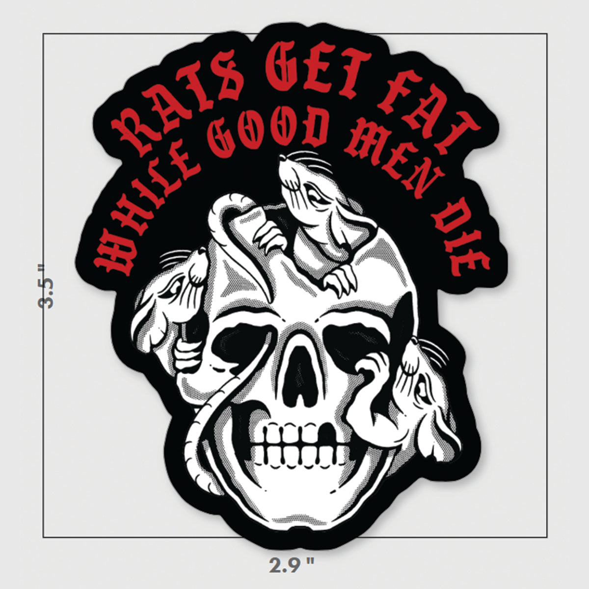Rats Sticker – CARRY the FIRE