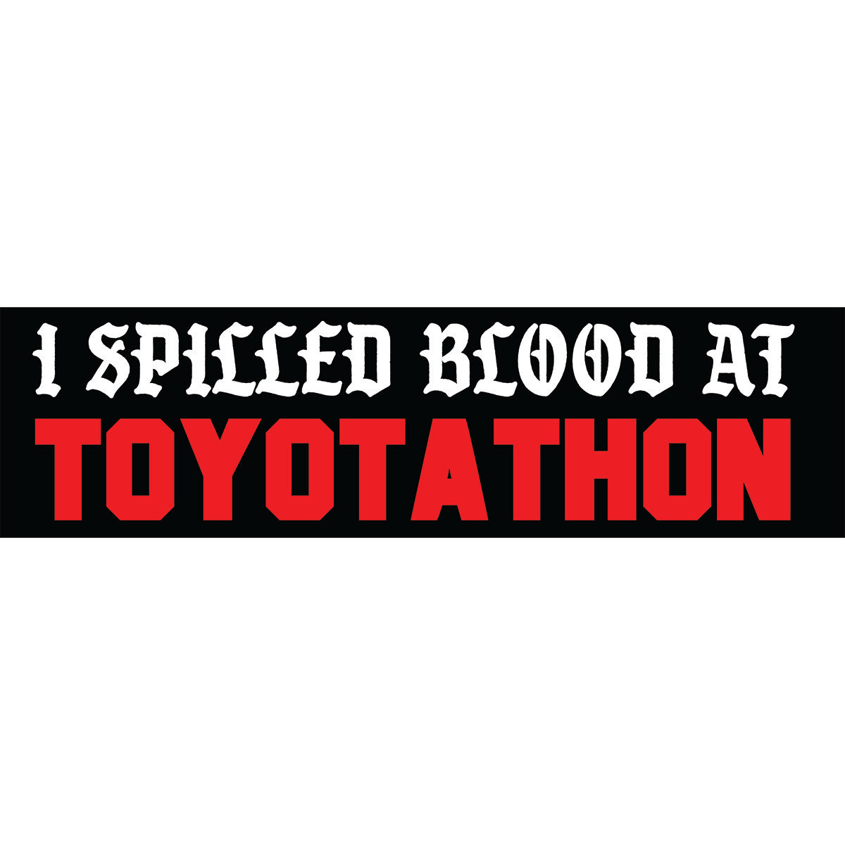 Blood Sticker – CARRY the FIRE