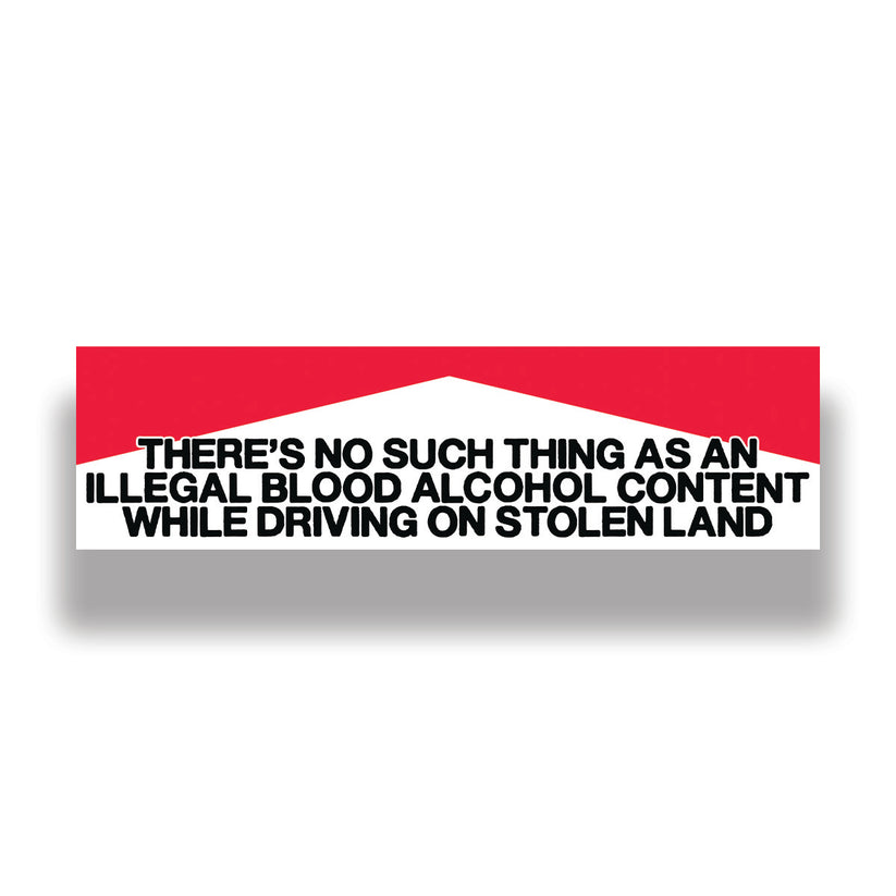 Stolen Land Sticker – CARRY the FIRE