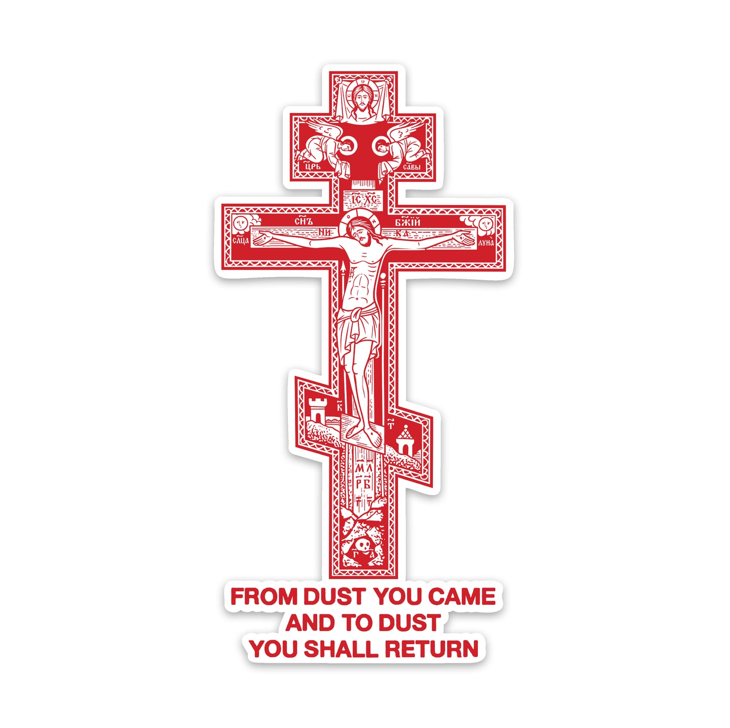 Cross Sticker