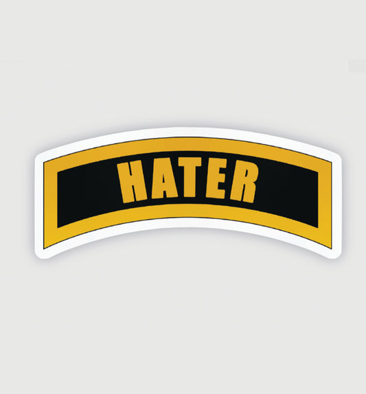 Hater Sticker